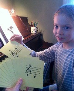 Sandra Chappell teaching a student music